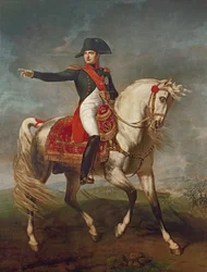 ナポレオン1世（1769-1821）の騎馬肖像、1810年